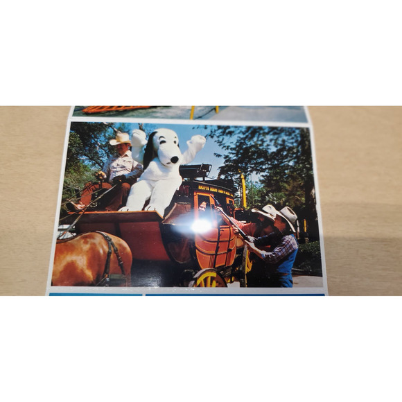 Vintage Knott's Berry Farm Souvenir Photo Postcard Booklet Theme Park 5 Cards - Picture 4 of 10